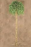 6.5' Pre-Lit Green & Gold Tinsel Palm Tree Luau Christmas Tree