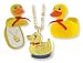 Rubber Ducky Crystal Necklace in Duck Gift Box!