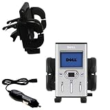 Dell Pocket DJ 5GB Auto Vent Holder with Car Charger - Uses Gomadic TipExchange