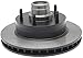 ACDelco Silver 18A7A Front Disc Brake Rotor and Hub Assembly