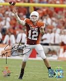 Colt McCoy Autographed/Hand Signed Texas Longhorns 8X10 Photo- McCoy Hologram