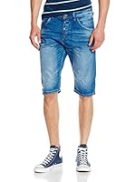 TOM TAILOR Denim Vaquero ANTI FIT blue denim bermuda (Azul)