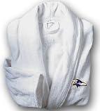 McArthur Sports Baltimore Ravens Team Logo Embroidered Bath Robe One Size Fits Most