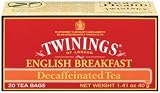 Twinings - English Breakfast Tea - Decaf, 6 Units / 20 bag