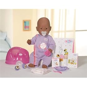 Zapf Creation 801741 Ethnic Baby Born Ethnic with Magic Eyes