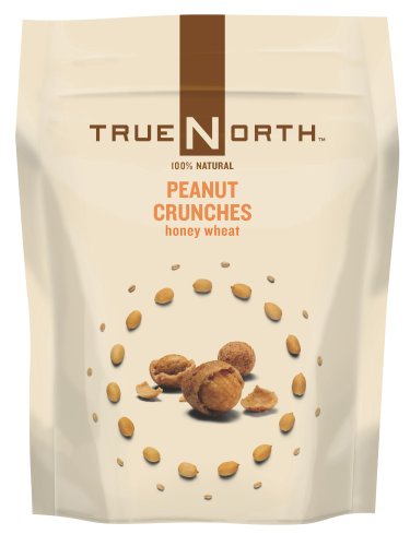True North Honeywheat Peanut Crunches, 7-Ounce Bags (Pack of 10) by True North