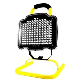Ultra-Bright 130 LED Rechargeable Cordless Work Flood Light with Stand by TOOLUXE
