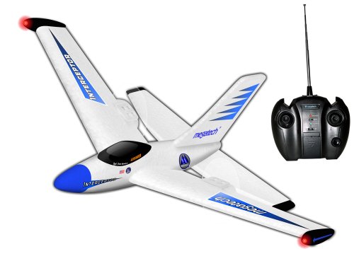 Megatech Interceptor 2-Channel Electric Radio Control Aerobatic Jet-Blue #MTC9609 Megatech Interceptor 2-Channel Electric Radio Control Aerobatic Jet-Blue #MTC9609