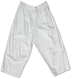 Hawaiian Wedding - Hawaiian Capri Pants in Wedding White