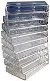 Norelco Plastic Cassette Cases, 10-Pack