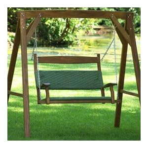 Hatteras Outdoors Double Porch Swing Meadow by