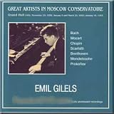 Great artists in Moscow coservatoire - Emil Gilels, piano
