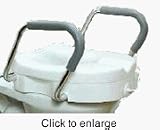Drive Locking Elevated Toilet Seat With Arms