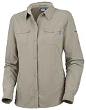 Columbia Women's Bug Shield Long Sleeve Shirt (X-Small, Stone)