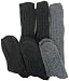 Mens wool thermal knee high ski socks (Pack of 3)