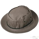 Roll Up Bucket Hat / Khaki With Dk Green