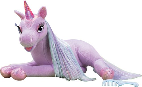 Childrens Toyshop  Toys : Barbie Swan Lake Unicorn Plush