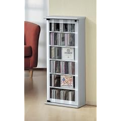 VCM Classic CD/DVD/Video-Turm silber