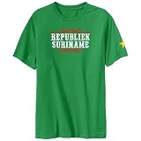 T-Shirt Green  Republiek Suriname - National Proud  Country