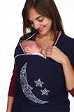 Moby Wrap Baby Carrier-Designs (Navy Moon)