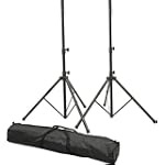 ProLine PLSP1 Speaker Stand Set with Bag Black
