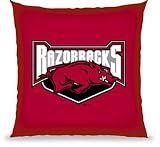 Arkansas Razorbacks Team Toss Pillow