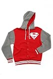 DC Comics Superman Varsity Button-Up Hoodie