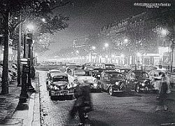 Champs Elysees 1950 Paris - 24x36 Poster