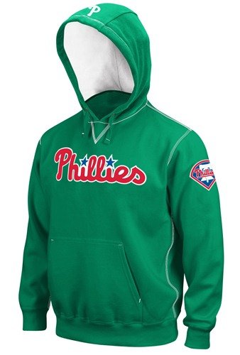 Majestic Philadelphia Phillies Kelly Green Golden Child Pullover Hoody Sweatshirt (Large) at Amazon.com