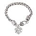 Bling Stars Mother's Day Gift for Mom Bracelet Clear Crystals Lobster Claw Heart Bracelet