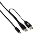 Hama Mini-USB-Y-Kabel, 1,0 m