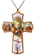 St. Benedict Necklace with Cord, 2 x 1.5" - MADE IN ITALY