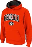 Georgia Bulldogs Arched Tackle Twill Hooded Sweatshirt