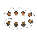 Royce Lighting RL9108/8ORB Outdoor String Lantern, Oil Rubbed Bronze with Amber Globes