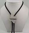 Sterling Silver/gold Plated Texas State Bolo Tie
