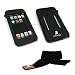 JAVOedge JAVOSkin Case for Apple iPod Touch 1st Gen (8GB/16GB/32GB) (Black) [FREE ARMBAND]