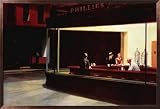Nighthawks, c.1942 Framed Art Poster Print by Edward Hopper, 38x26