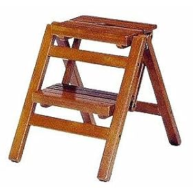 【クリックで詳細表示】ステップアップチェア2段 FST-46(BR)