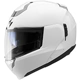 Scorpion Solid EXO-900 Street Bike Racing Motorcycle Helmet – Color: White, Size: 2X-Large