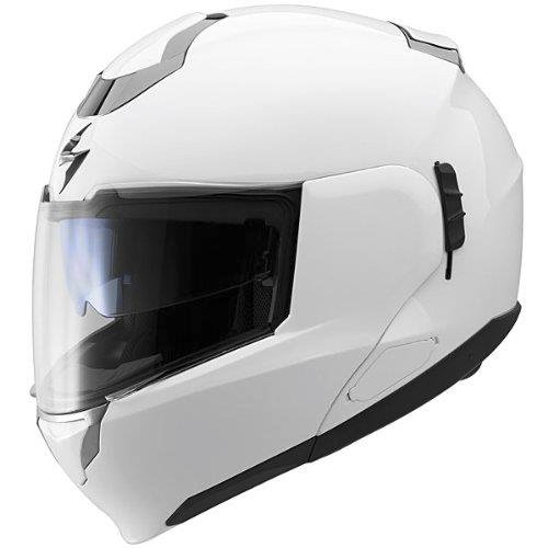 Scorpion Solid EXO-900 Street Bike Racing Motorcycle Helmet – Color: White, Size: 2X-Large