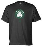Boston Celtics adidas Black Primary Logo (Cloverleaf) T-Shirt
