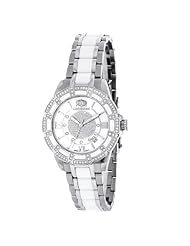 Luxurman Ladies Diamond Ceramic Watch 1.25ct White MOP Galaxy