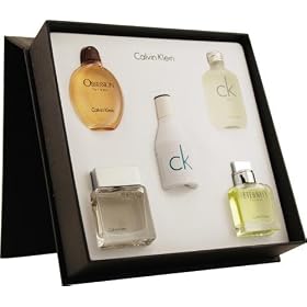 Calvin Klein Variety by Calvin Klein for Men. Set-5 Piece Mens Mini Variety With Obsession & Eternity & Euphoria & Ck One & Ck In2u And All Are .5-Oun