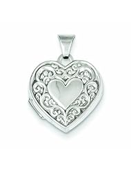 Genuine .925 Sterling Silver Heart Locket 0.8 Grams. 100% Satisfaction Guaranteed.