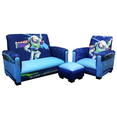 Disney Toy Story 3 Toddler Sofa Chair And Ottoman Set