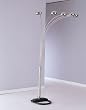 Nickel 5-Cap Floor Lamp By Acme Furniture