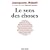 Le sens des choses