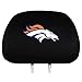 NFL Denver Broncos Head Rest Covers, 2-Pack