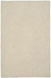 6' x 6' Round Oscar Isberian Rugs Area Rug Snowberry Color Hand Hooked China "Martha Stewart Collection" Sprig Design