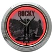 Rocky Balboa Licensed Neon Wall Clock Neon